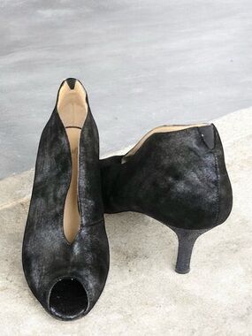 Amalfi Pumps Metallic Navy Blue Nubuck